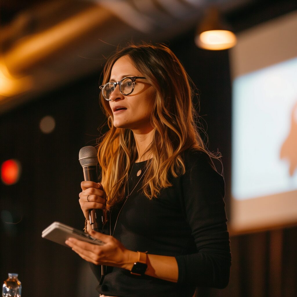 conf&eacute;rence d'une femme dans la tech