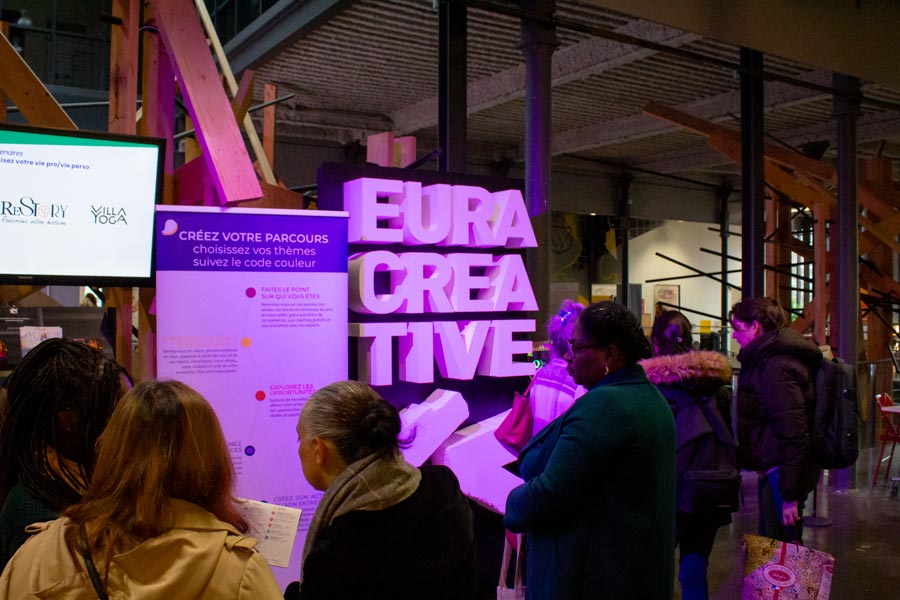 Entrée du salon à EuraCréative